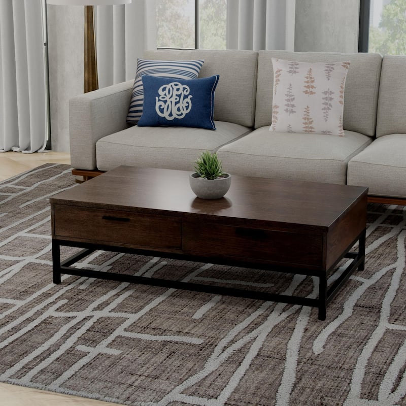 Alora Decor Weston Hand-tufted Abstract Wool Rug