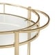 preview thumbnail 5 of 13, Lifestorey Devin Oval Metal Bar Cart