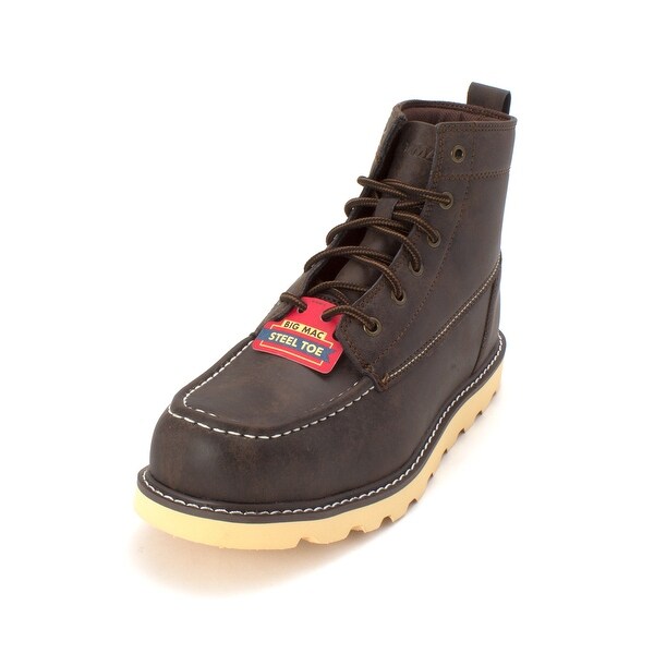 big mac steel toe work boots
