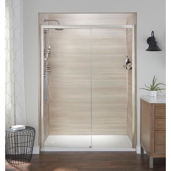 Shop Jacuzzi Sd48 76 High X 48 Wide Sliding Semi Frameless