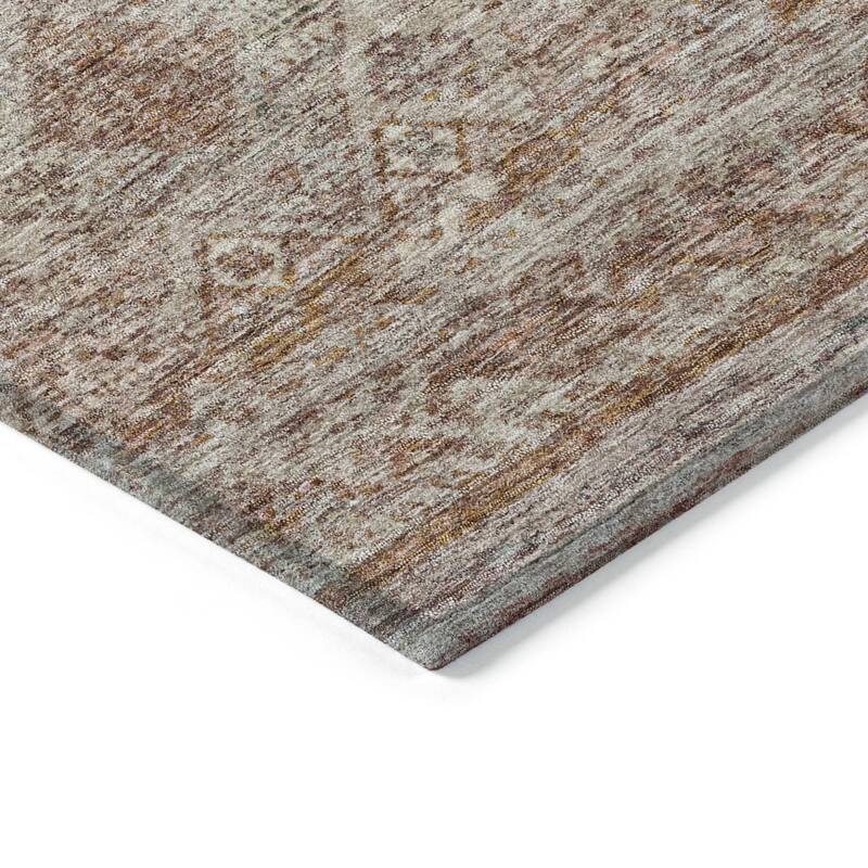 HomeRoots Floral Transitional Rectangle Outdoor Rug