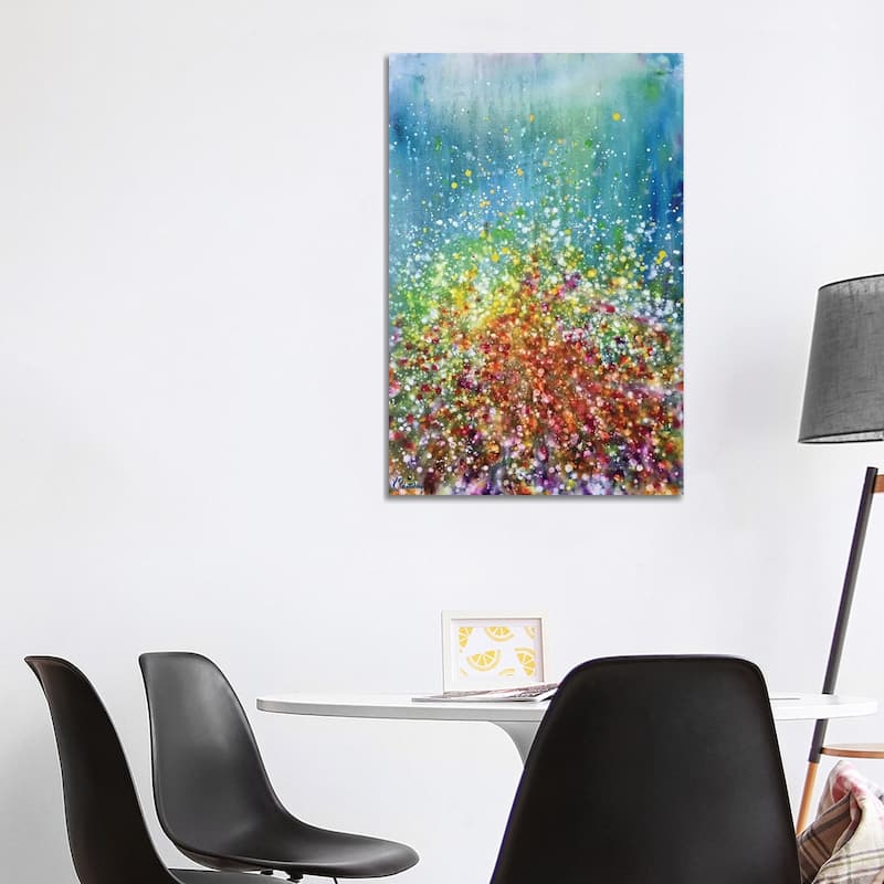iCanvas "Poppies Outside Emerald City" by Kristen Pobatschnig Canvas Print - 40x26x1.5
