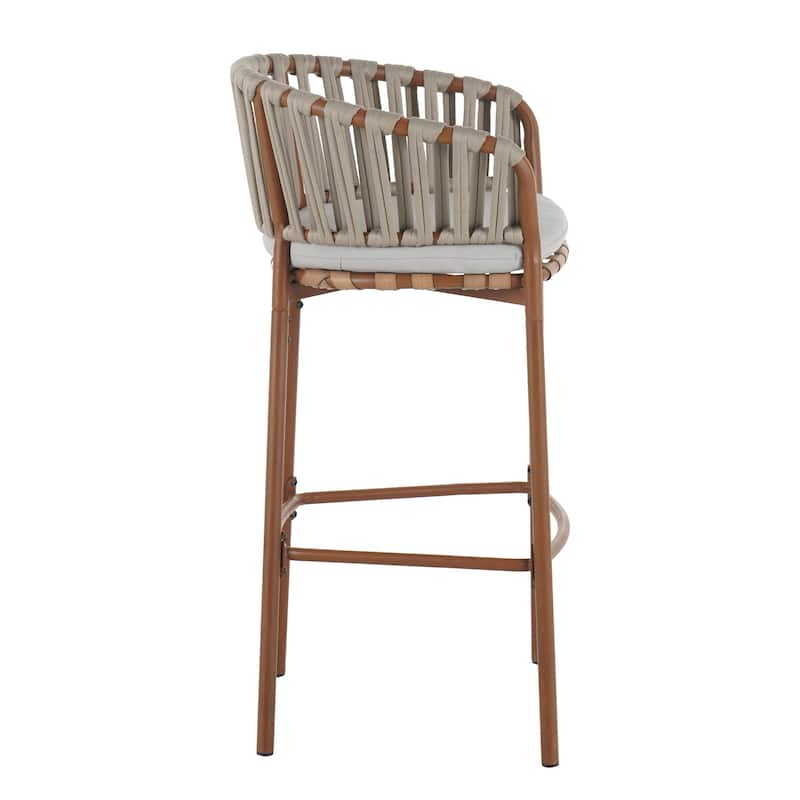 Christopher Knight Home - Marlow Outdoor Iron Barstool (Set of 2)