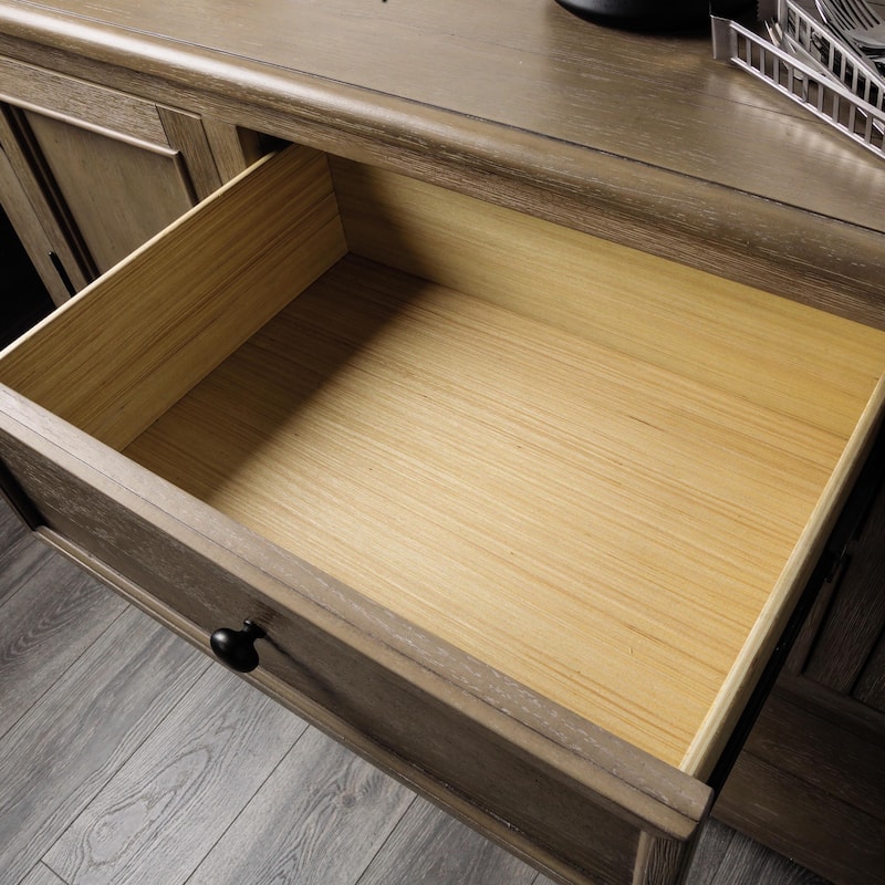 Furniture of America Trenden Modern Farmhouse Solid Wood 2-Drawer Storage Server