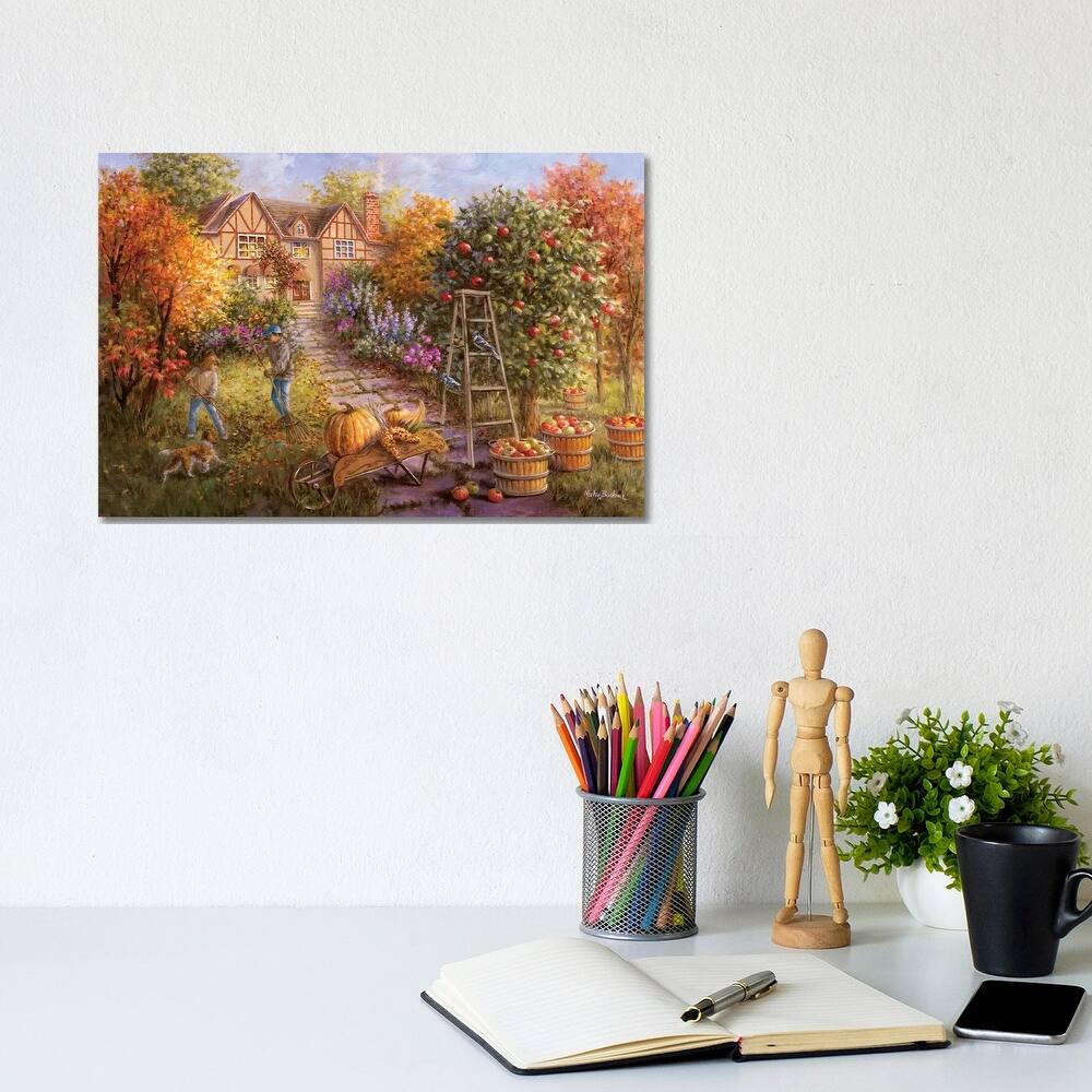 iCanvas "Gathering Fall" by Nicky Boehme Canvas Print