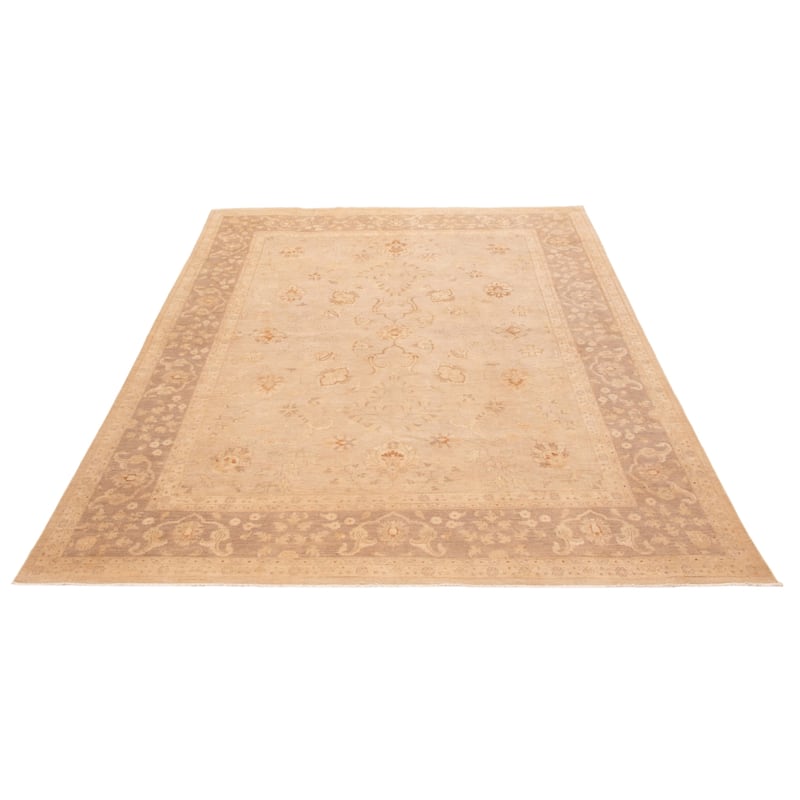 ECARPETGALLERY Hand-knotted Chobi Finest Beige Wool Rug - 8'11 x 11'8