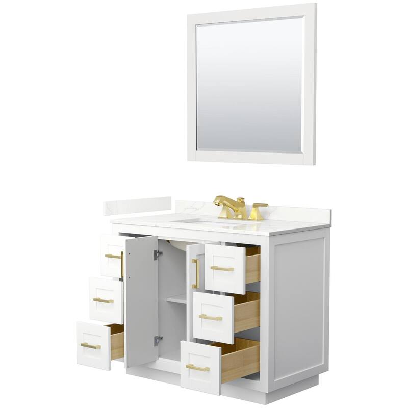Wyndham Collection WCF292942S-QTZ-US3M34 Miranda 42" Free Standing