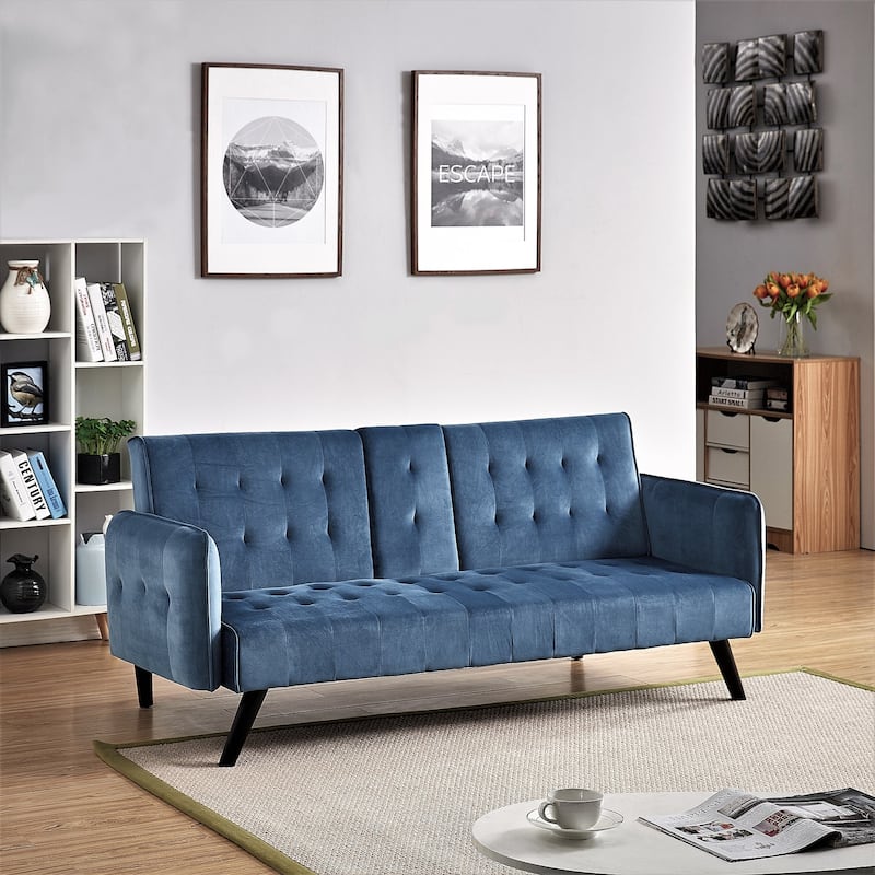 US Pride Furniture Cricklade SofaBed Sleeper - Prussian Blue