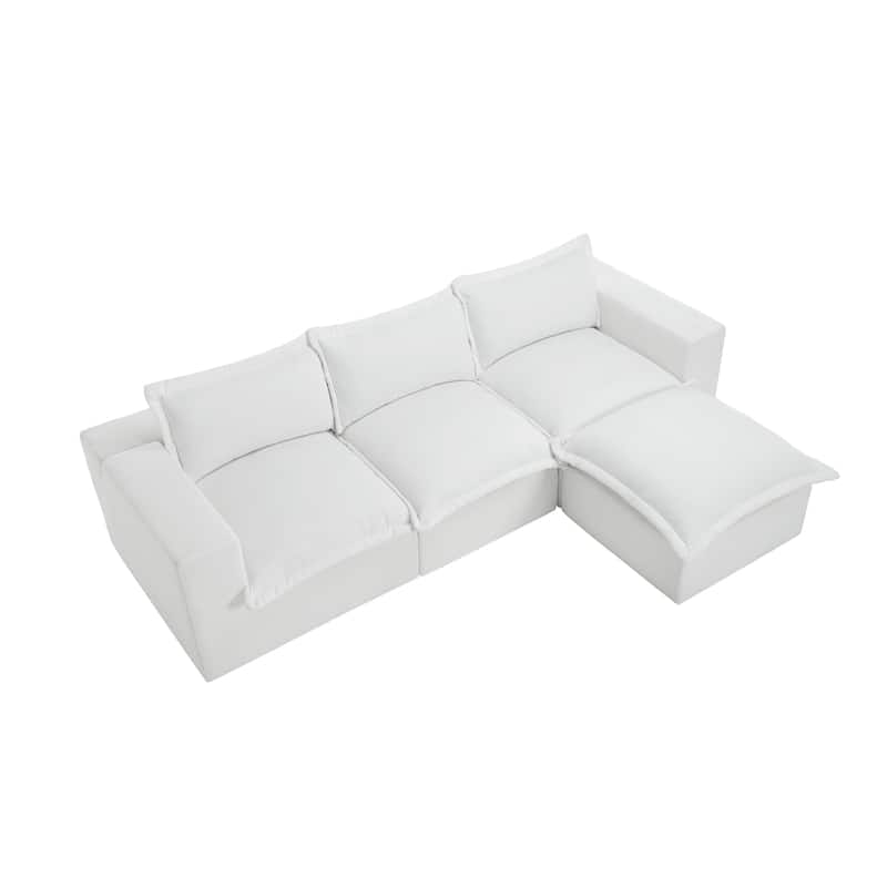 Comfy Cloud Couch Plush Modular Sectional Sofa For Living Room