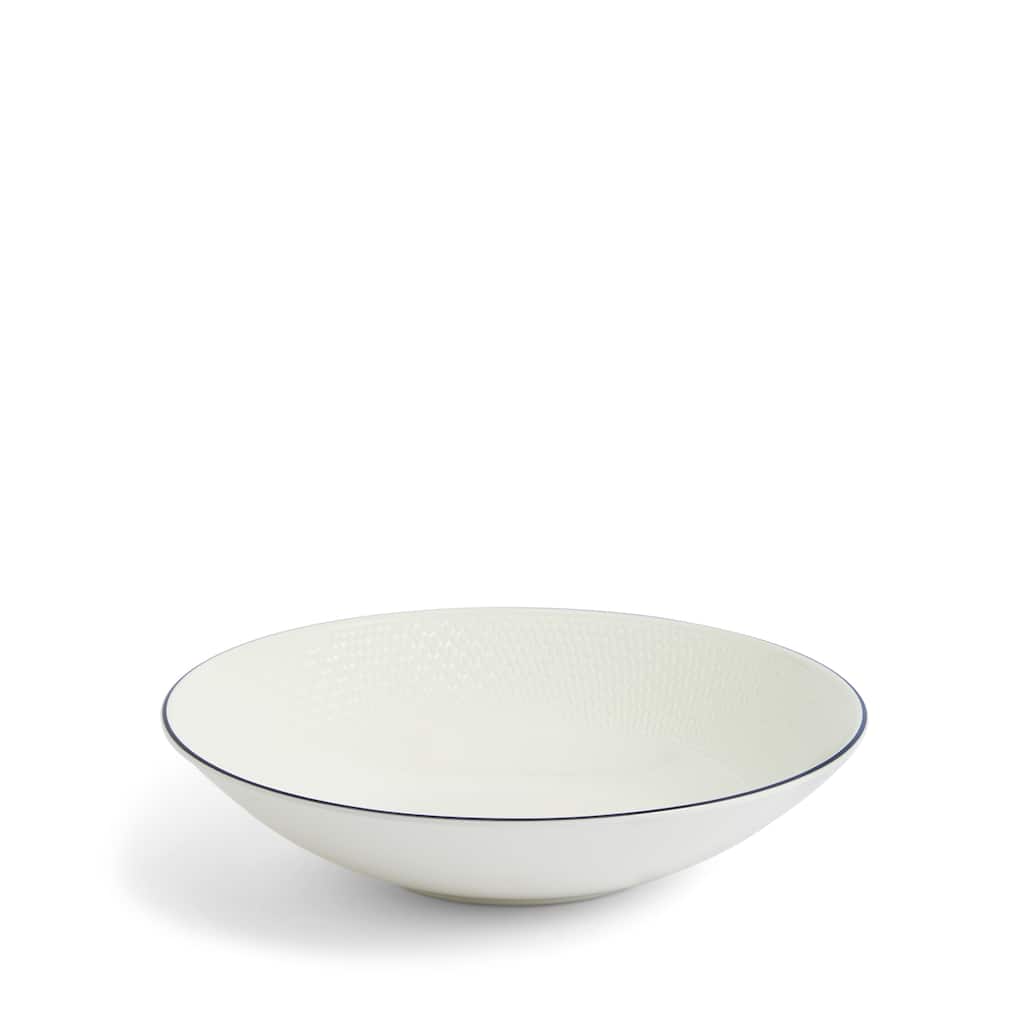 Wedgwood Gio Blue Pasta Bowl 9in, Blue Line