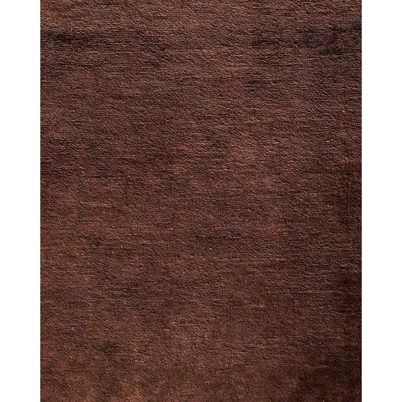 Fine Vibrance, One-of-a-Kind Hand-Knotted Runner Rug - Brown, 2' 7" x 22' 5" - 2' 7" x 22' 5"