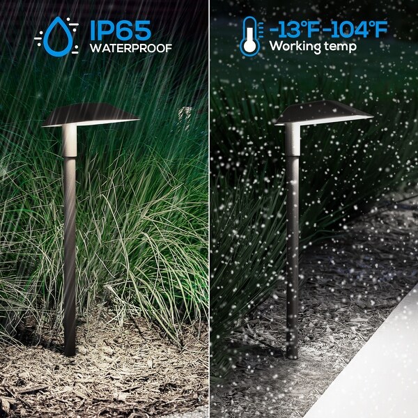 Garden lights hardwired discount