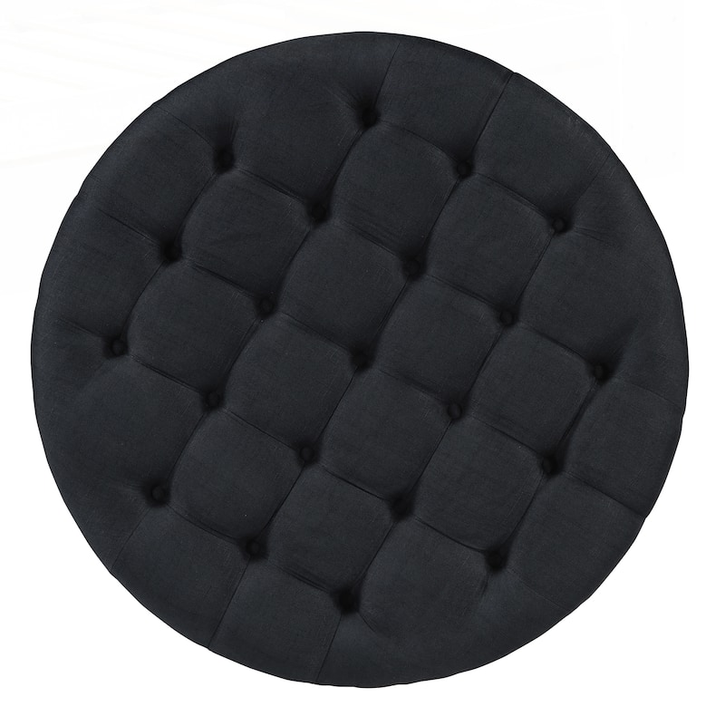 Modern Large Round Ottoman Coffee Table