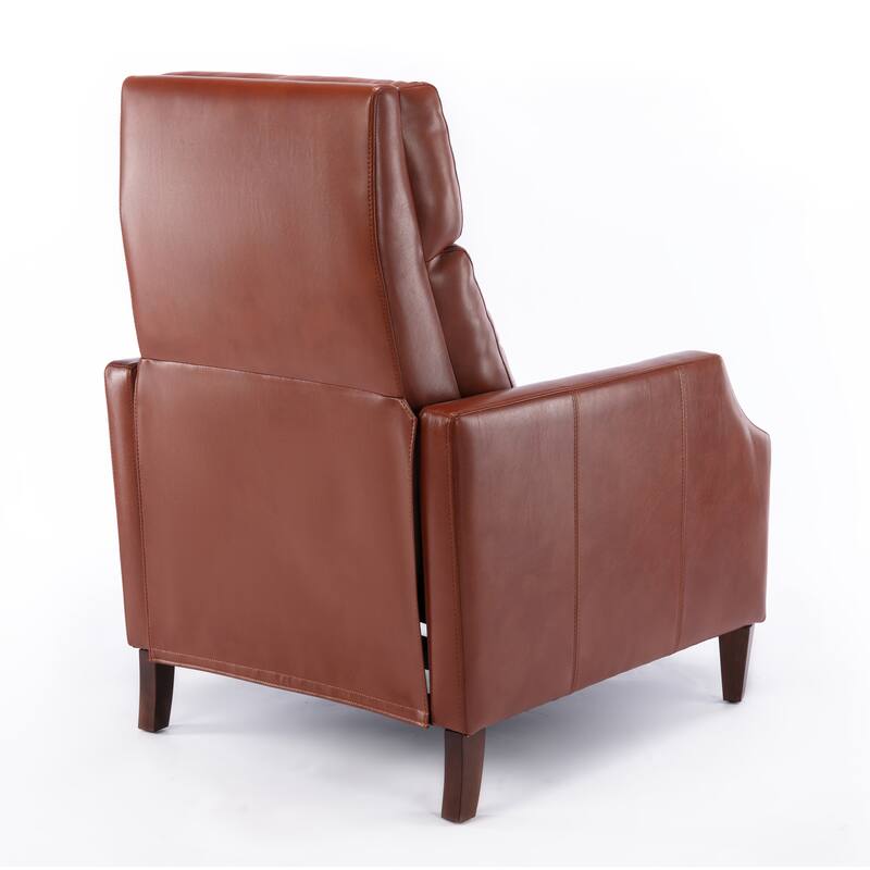 Brooklyn Faux Leather Push Back Recliner by Greyson Living