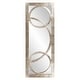 preview thumbnail 2 of 5, Allan Andrews Dynasty Silver Rectangular Decorative Accent Wall Mirror - NA