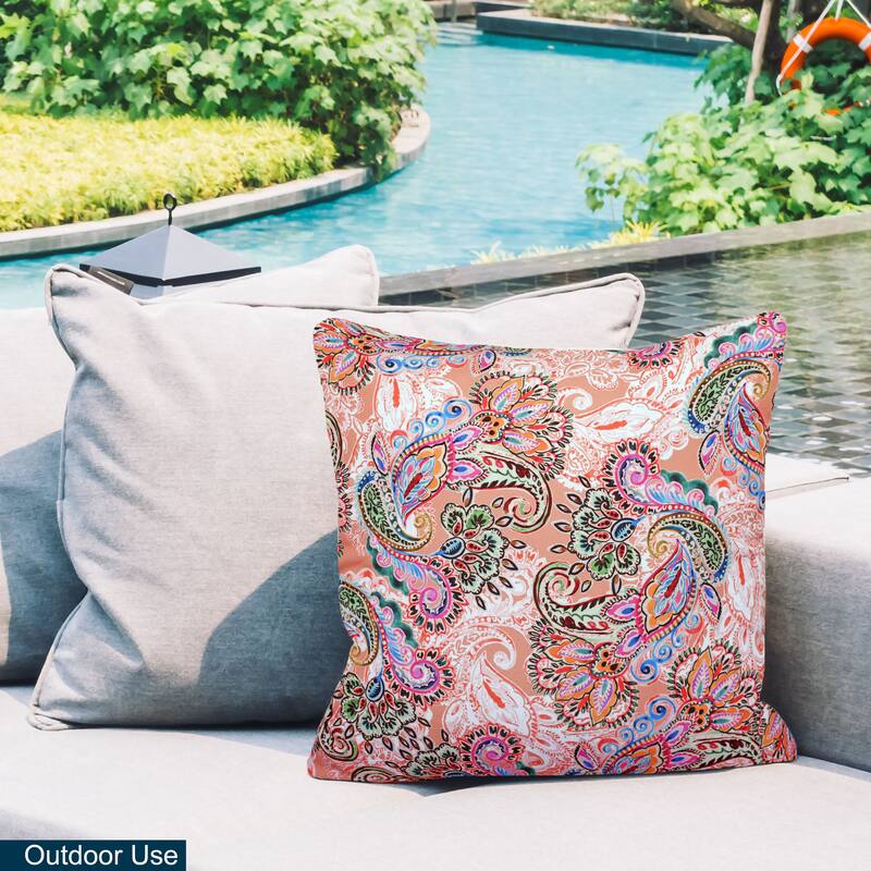 Decorative Indoor/Outdoor Throw Pillows with Inserts 18''X18'' Inches