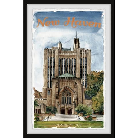 'New Haven, Connecticut' Framed Painting Print