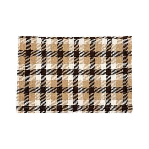 Dunmore Plaid Cocoa Single Placemat