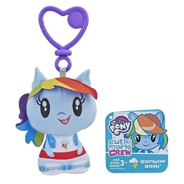 Shop My Little Pony Cutie Mark Crew Rainbow Dash Equestria Girls Plush Clip Overstock 30346221