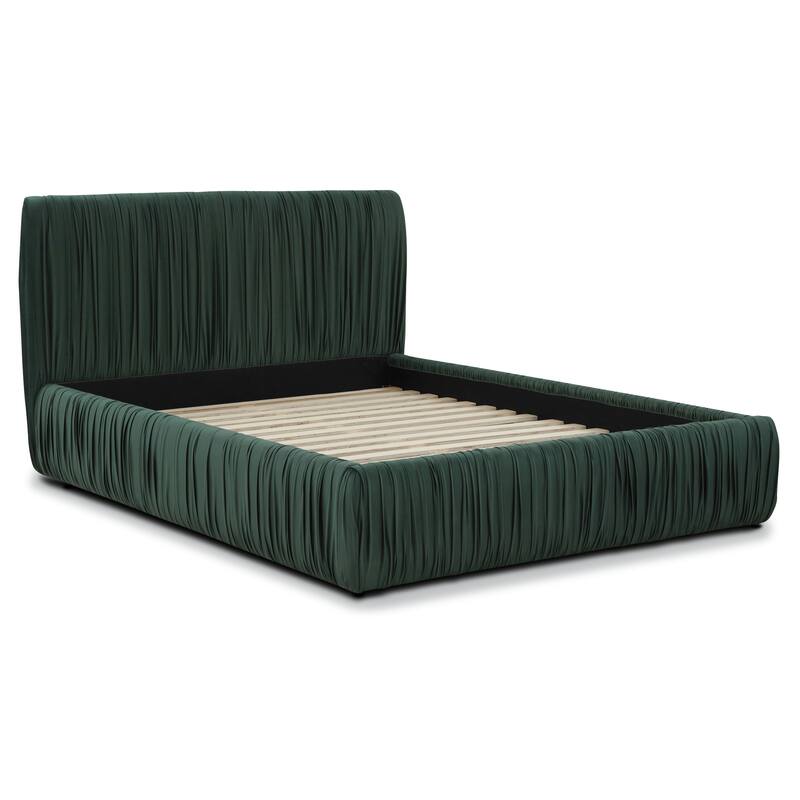 Poly & Bark Ceres Queen Bed in Banff Green