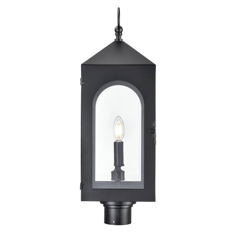 Millennium Lighting Bratton 2 Light Outdoor Post Lantern in Powder Coat Black