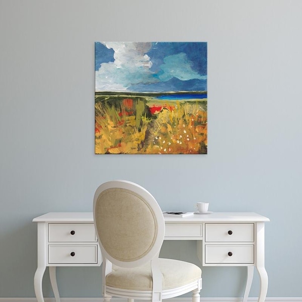 Easy Art Prints Jan Weiss's 'Spring Wildflowers' Premium Canvas Art