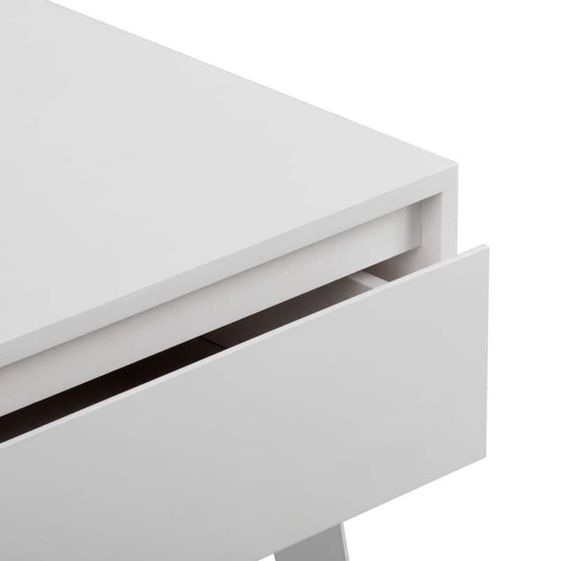 Max and Lily Scandinavian 1 -Drawer Nightstand - Set of 2