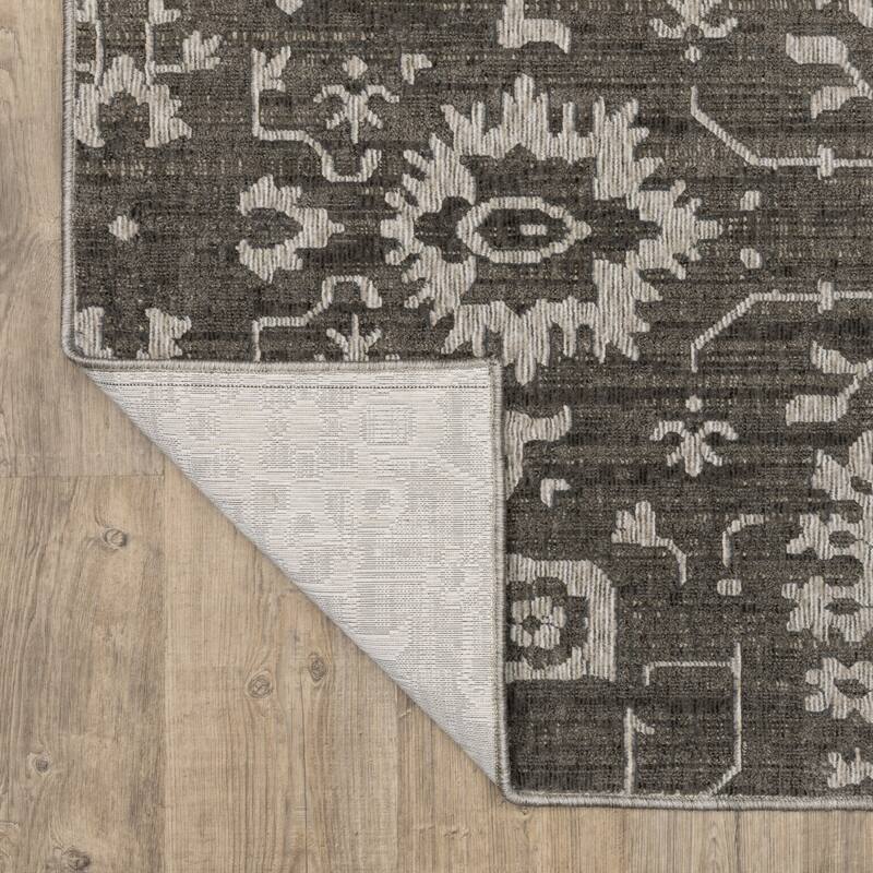 HomeRoots Oriental Traditional Rectangle Area Rug