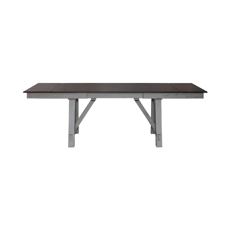 Newport Smokey Grey 5 Piece Trestle Table Set