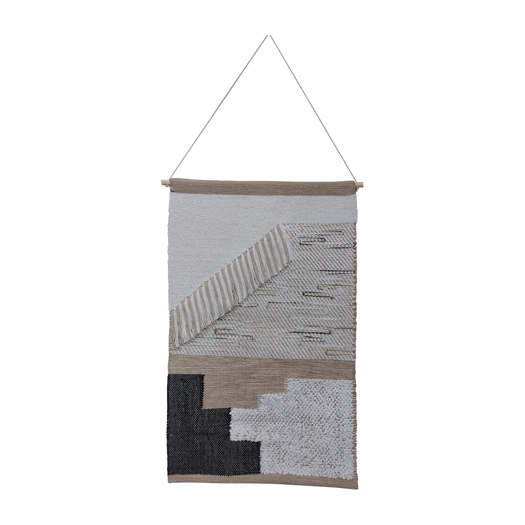 Sagebrook Home Boho Natural Fiber Wall Art Wall Hanging Tapestry