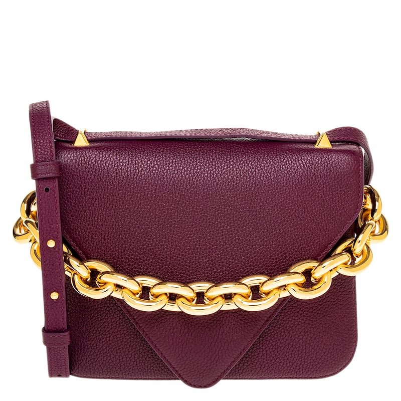 Bottega Veneta Small Mount Envelope Bag - Burgundy