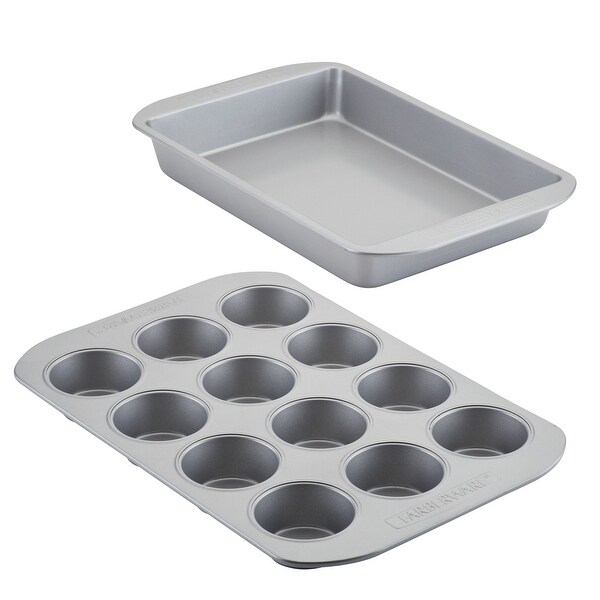 Farberware Nonstick Bakeware Muffin Cake & Lasagna Pan 2 PC Set. Opens flyout.