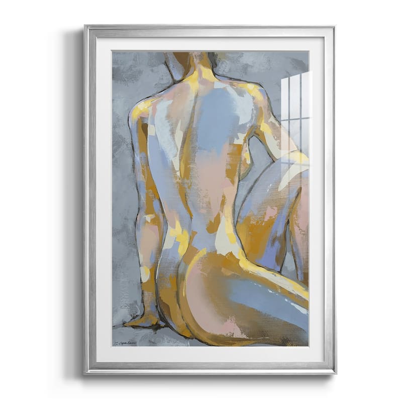 Grey Maiden II Premium Framed Print - Ready to Hang