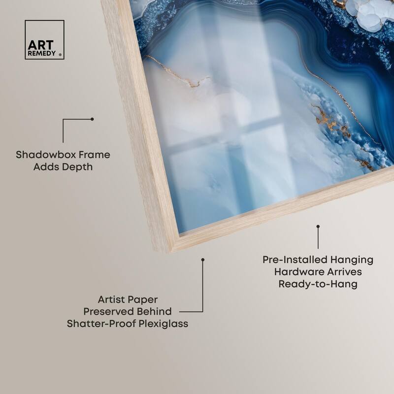 Molten Topaz II Shadowbox by Art Remedy