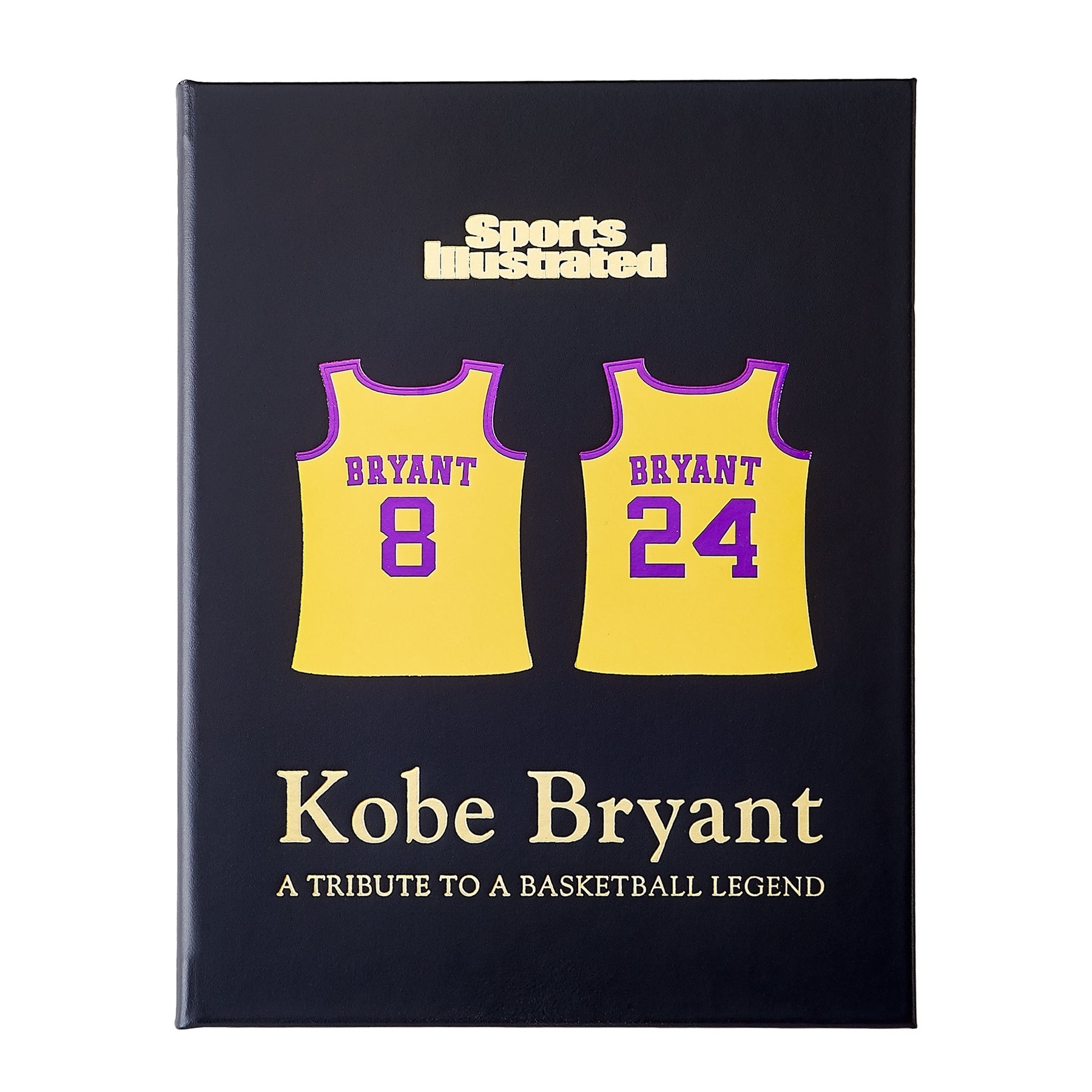 Graphic Image Kobe Bryant Coffee Table Book, Leather, Black
