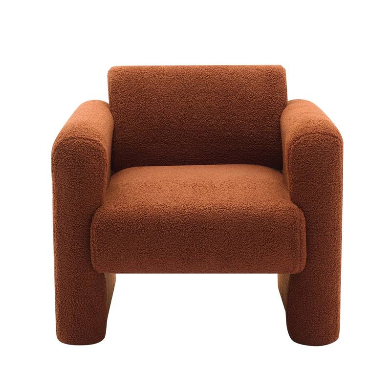 Modern Accent Arm Chair with Back and Pillow