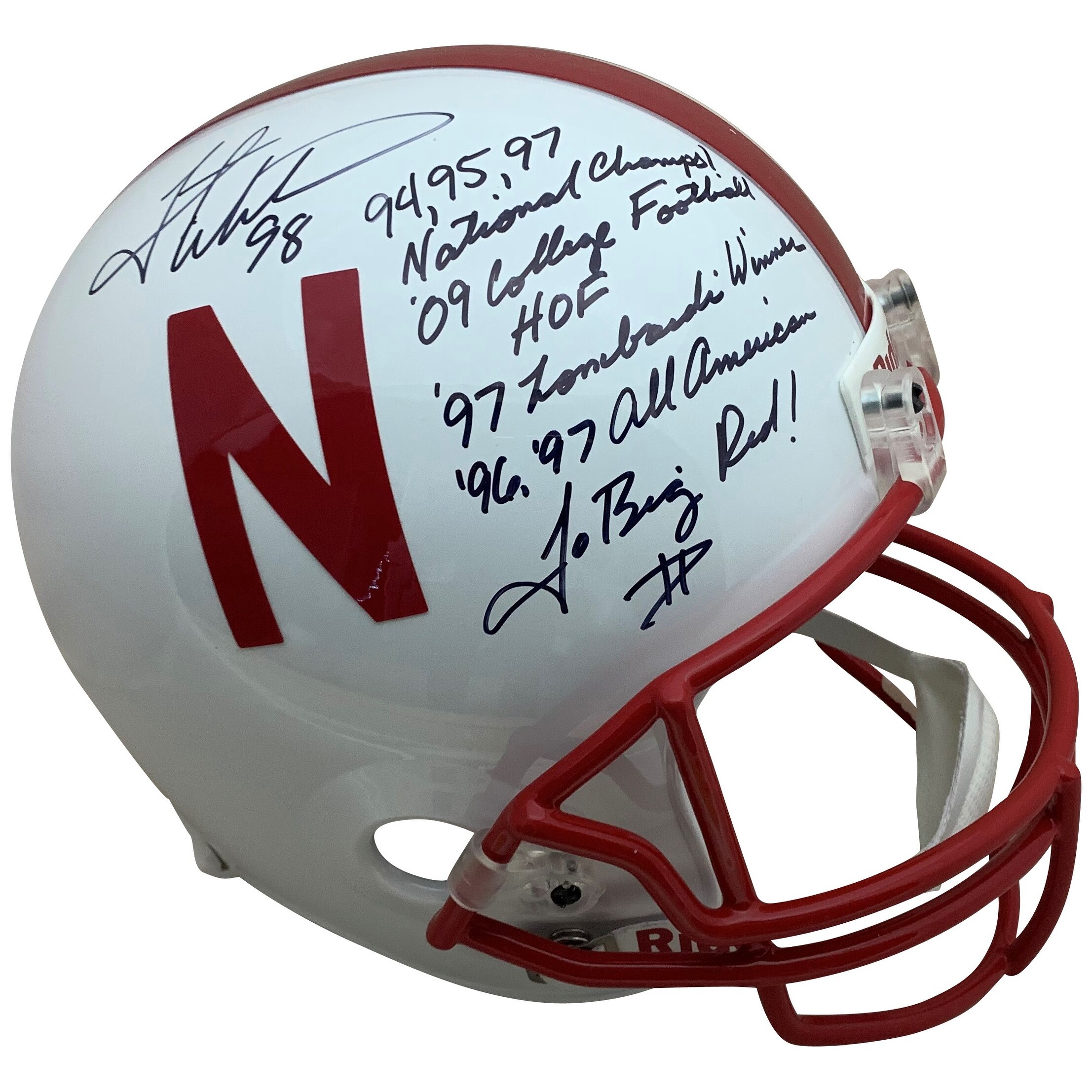 Shop Grant Wistrom Autographed Nebraska Cornhuskers Signed Full