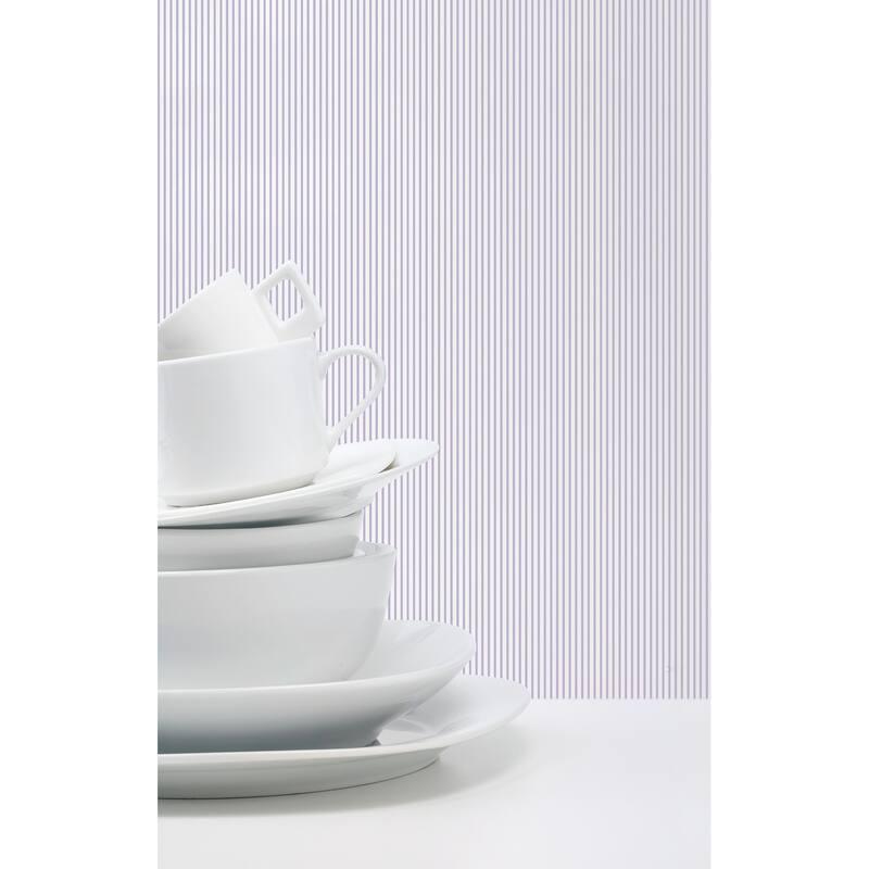 Galerie Wallcoverings Miniatures 2 Delicate Pin Stripes Vinyl on Non-woven Matte Wallpaper Roll