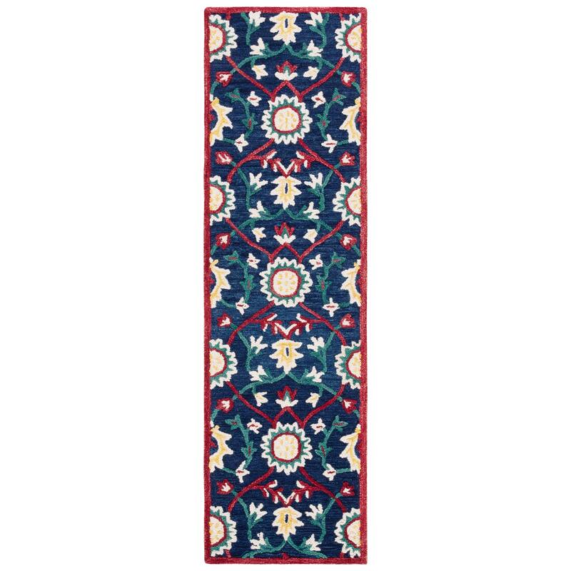 SAFAVIEH Handmade Blossom Rositza Floral Wool Rug
