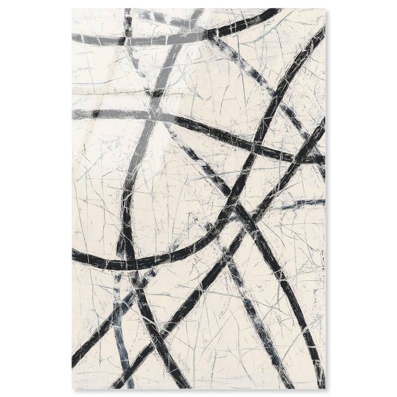 Intersecting Lines II Acrylic by Art Remedy, Ready to Hang - 20" x 30"
