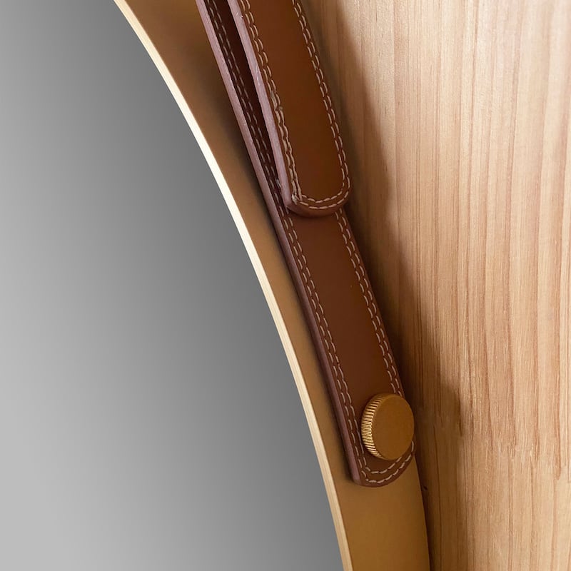 Goodrich 36" High Sling Mirror - Round 24" Diameter