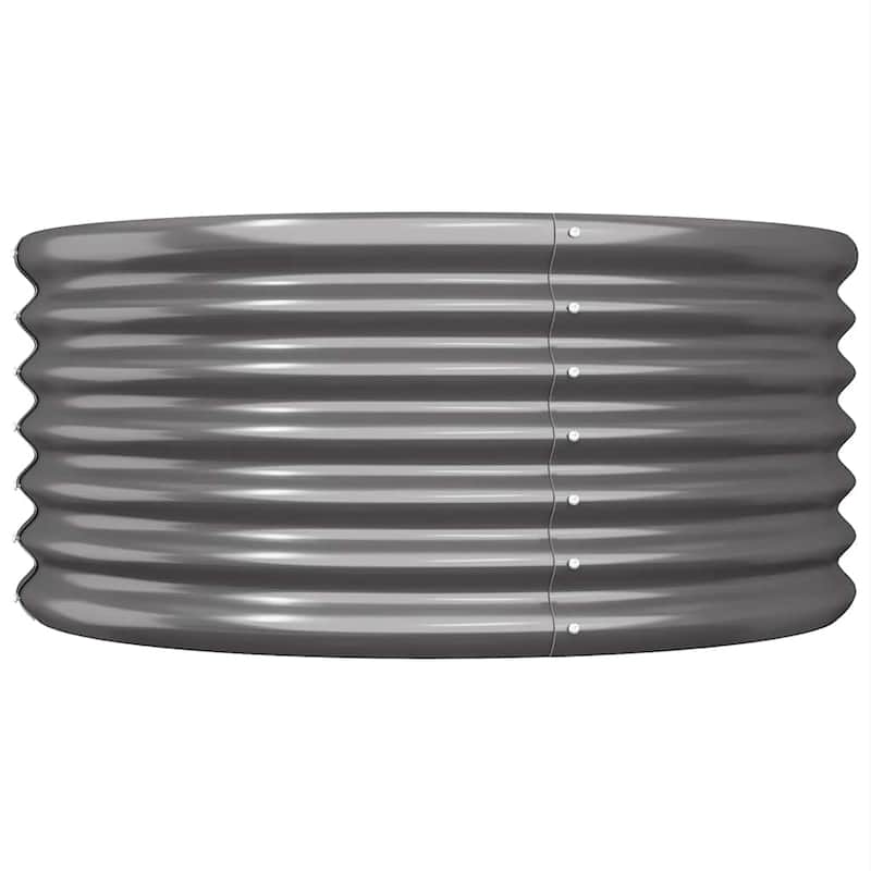 vidaXL Garden Planter Powder-coated Steel Raised Garden Bed Multi Colors/Sizes