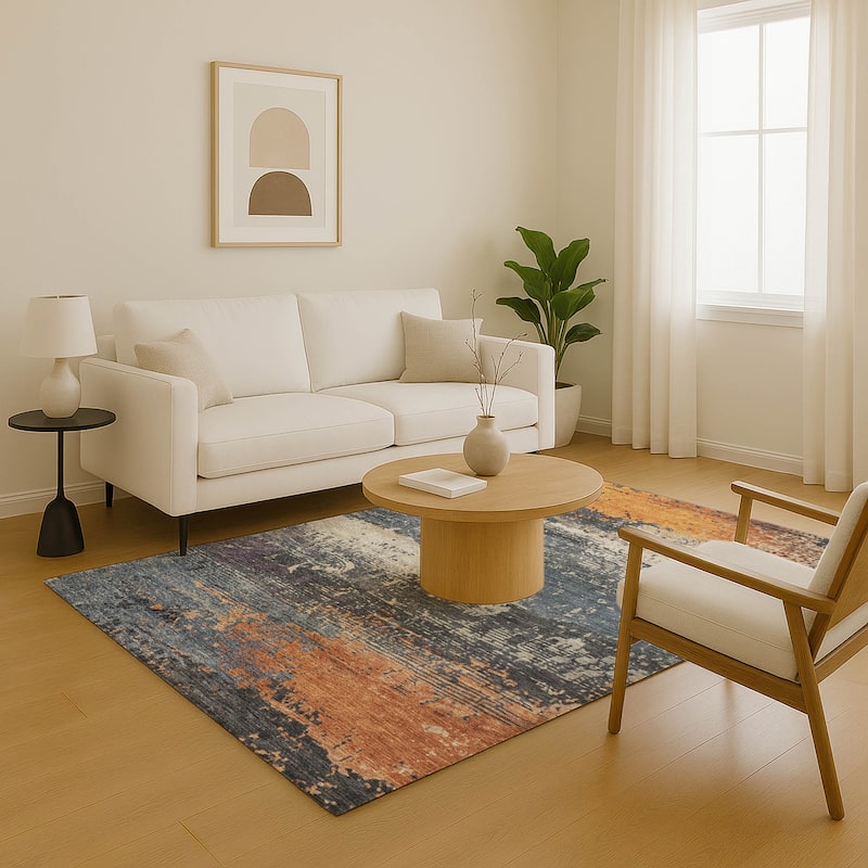 Premium Washable Super Soft Abstract Modern Mayfield Rug
