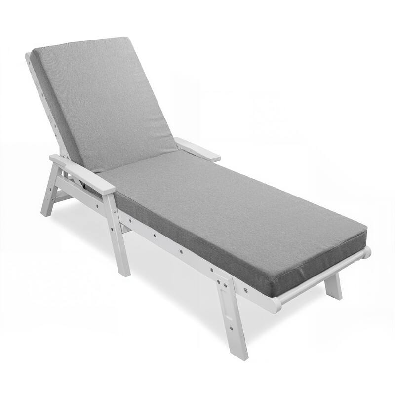 22.4 in W x 71.9 in L x 3.5 in Thickness Outdoor Chaise Lounge Replacement Cushion