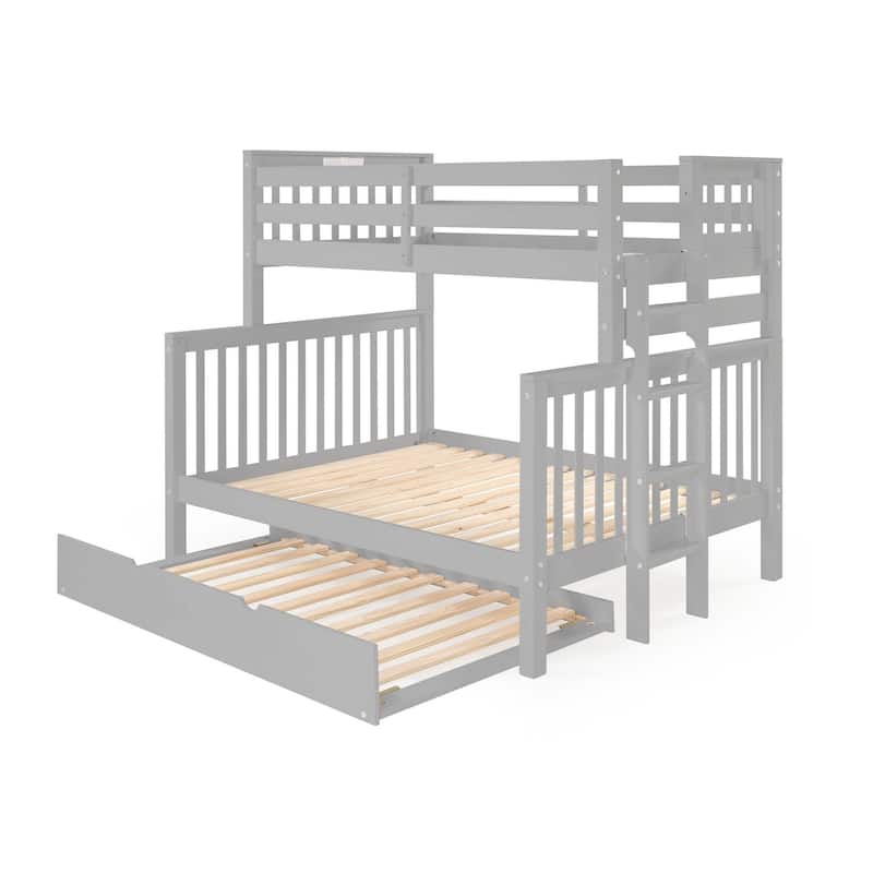 Taylor & Olive Trillium Twin over Full Bunk Bed Ladder, Twin Trundle