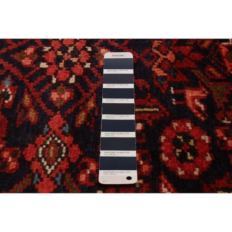 ECARPETGALLERY Hand-knotted Andelz Navy Wool Rug - 3'3 x 9'8