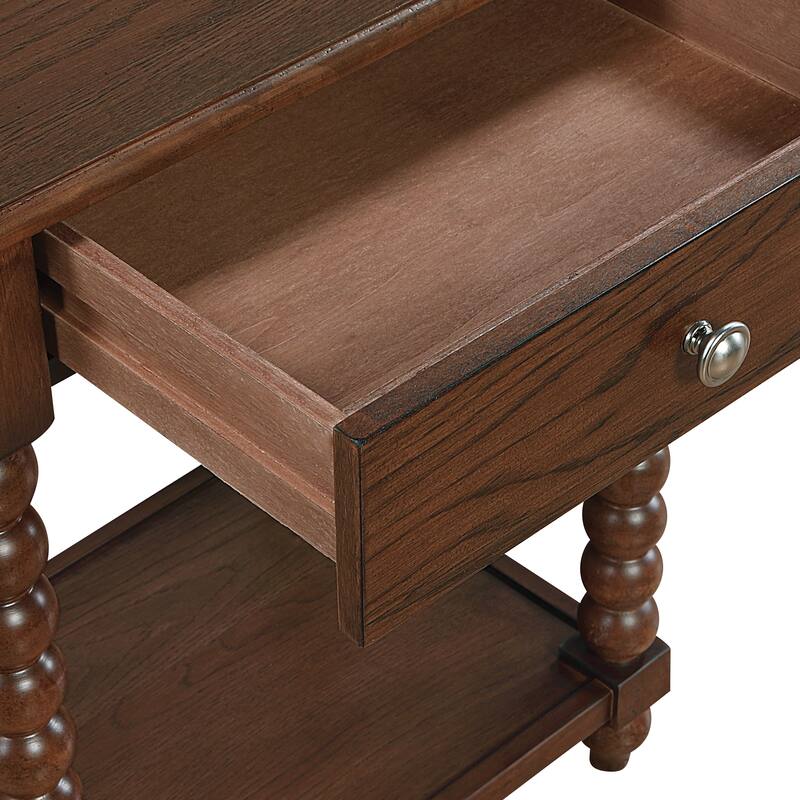 Elise Side Table in Black Finish
