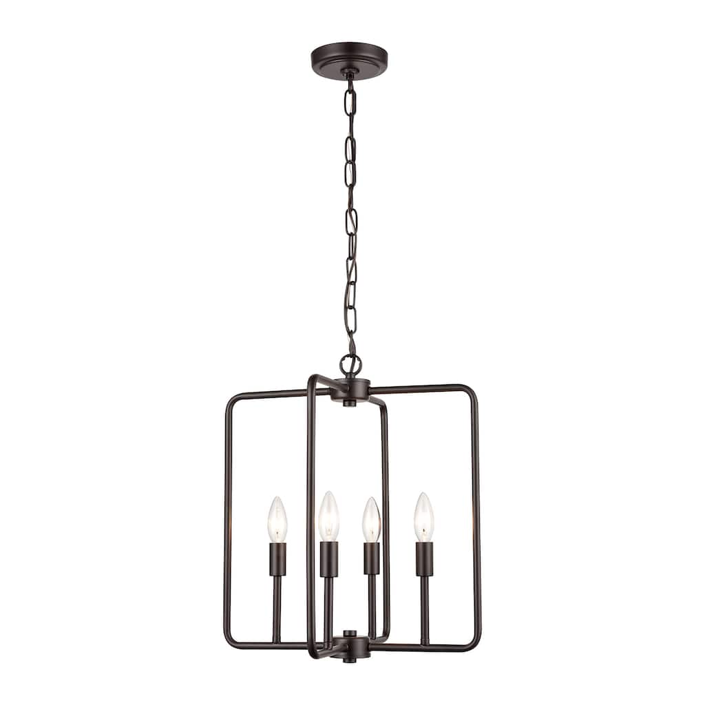 Elk Home Park Slope Oil Rubbed Bronze Metal 4 Light Pendant