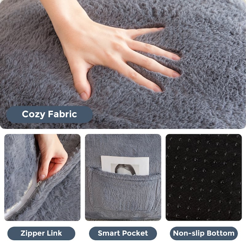 Giant Bean Bag Sofa Chair with a Pillow