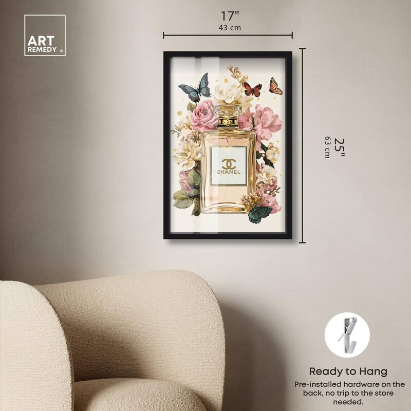 Glam Bloom Butterfly Perfume Shadowbox by Art Remedy